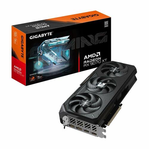 Gigabyte Radeon RX 9070 XT Gaming OC 16 GB GDDR6 grafikkort (GV-R9070XTGAMING-16GD)