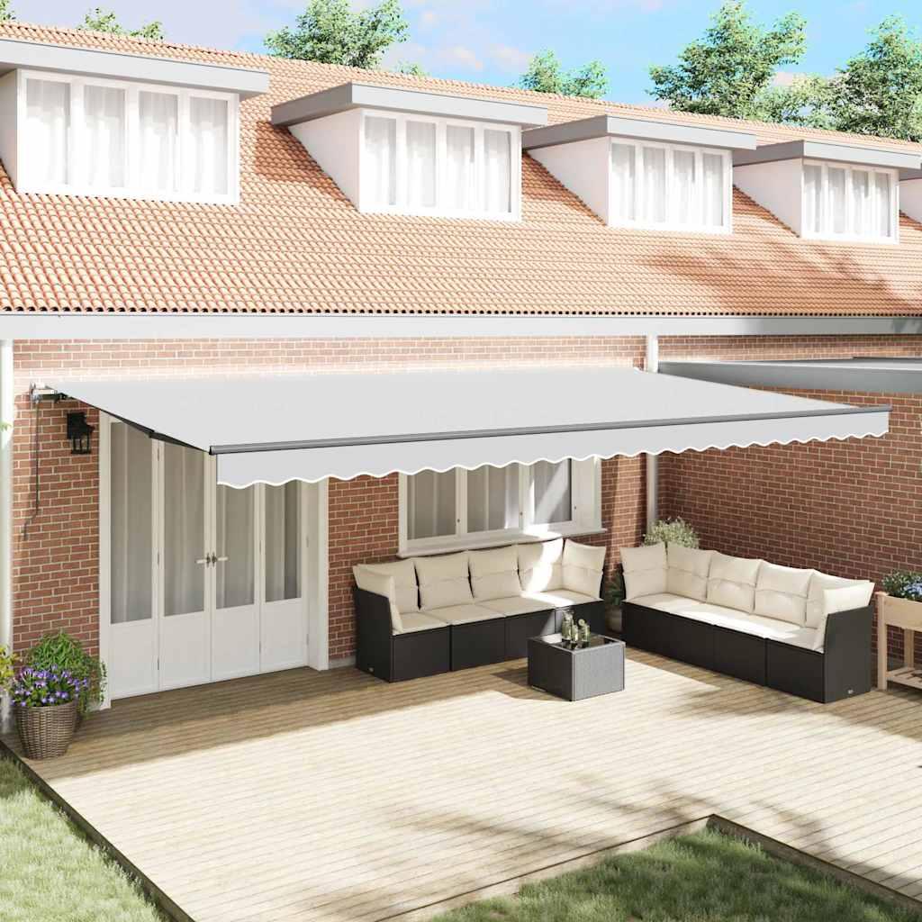 Markise Manuel Antracit 6 x 3 m Metal