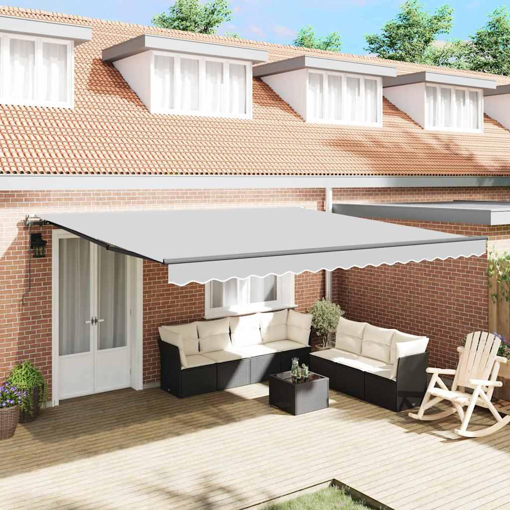 Markise Manuel Antracit 5 × 3,5 m Metal