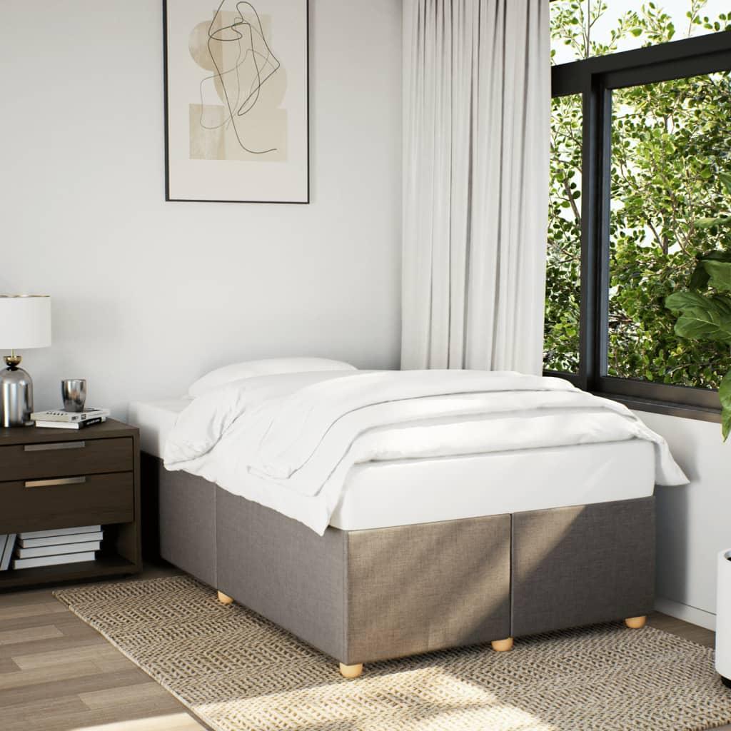 Sengeramme uden madras Taupe 120x200 cm Stof billede