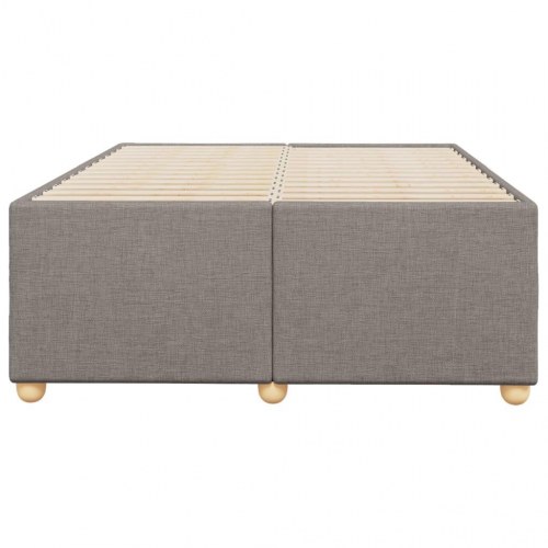 Sengeramme 120 x 200 cm i stof - Taupe