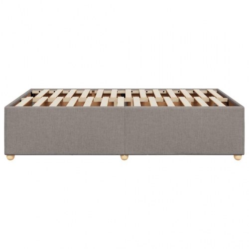 Sengeramme 120 x 200 cm i stof - Taupe