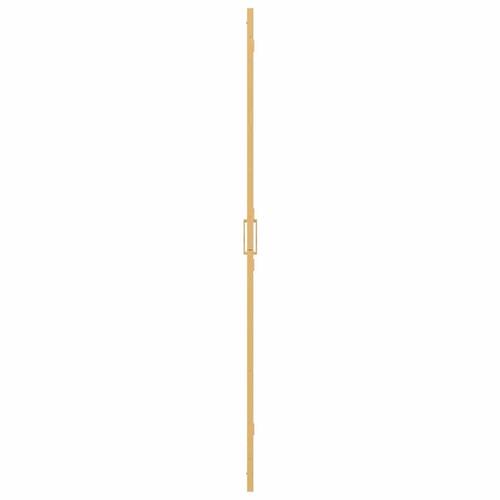 Gå-inden brusevæg Guldfarvet og gennemsigtig 70 x 190 cm