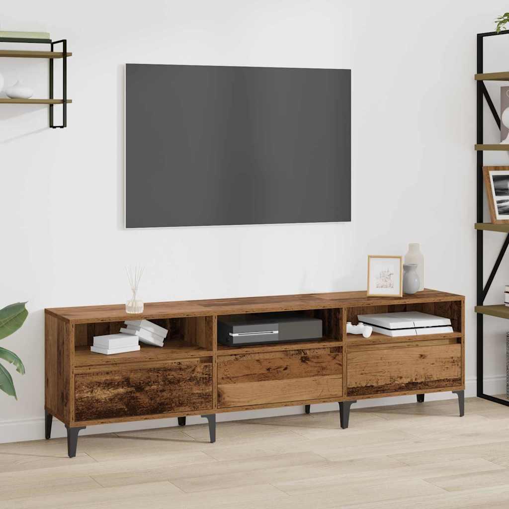 TV-skab Gammelt træ 150 x 30 x 44.5 cm Konstrueret træ