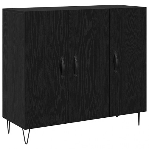 Skænk i sort eg 90 x 32,5 x 80 cm