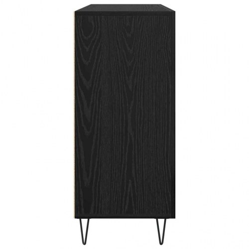 Skænk i sort eg 90 x 32,5 x 80 cm