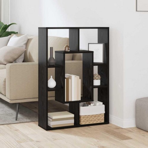 Bogreol Sort eg 63 x 20 x 90 cm Konstrueret træ