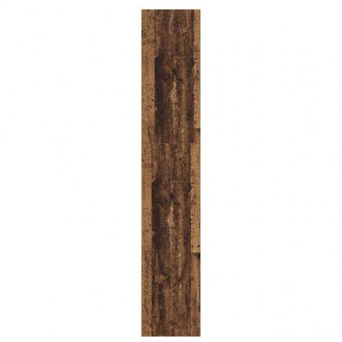 Bogreol med 5 hylder - Gammelt træ, 60 x 30 x 166 cm