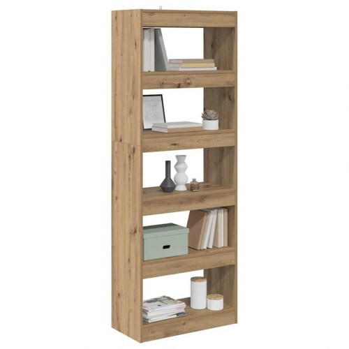 Bogreol med 5 hylder 60 x 30 x 166 cm - artisan eg