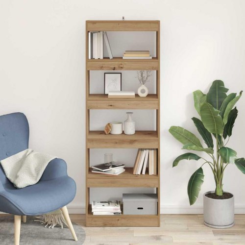 Bogreol med 5 hylder 60 x 30 x 166 cm - artisan eg