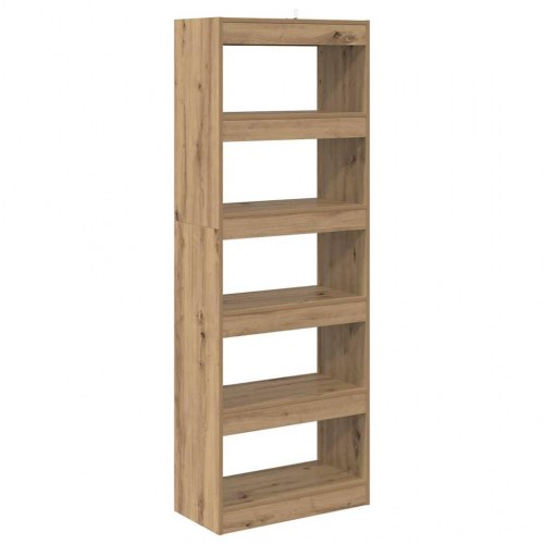 Bogreol med 5 hylder 60 x 30 x 166 cm - artisan eg
