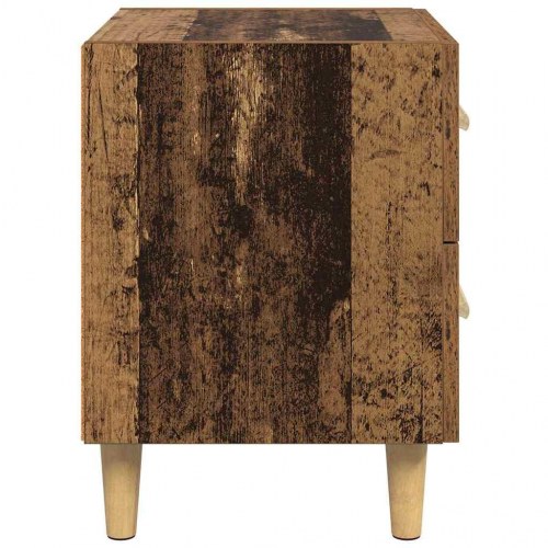 Sengebord i gammelt træ 40 x 35 x 47,5 cm