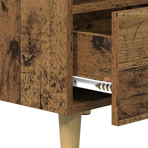 Sengebord 2 stk. - gammelt træ, 40 x 35 x 47,5 cm