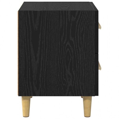 Sengebord i sort eg 40 x 35 x 47,5 cm