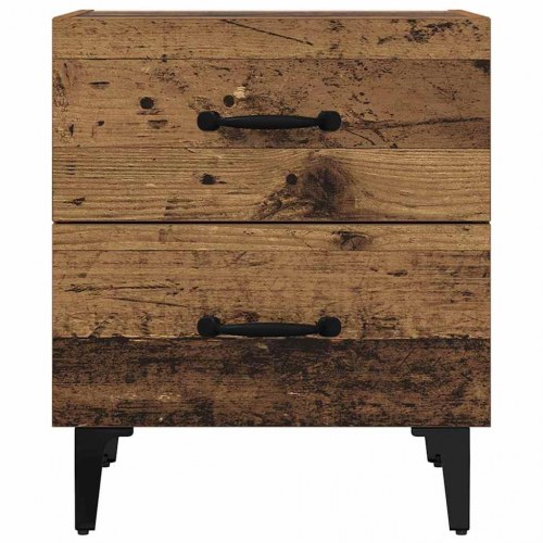 Sengeborde 2 stk. - gammelt træ 40 x 35 x 47,5 cm