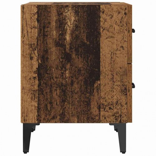 Sengeborde 2 stk. - gammelt træ 40 x 35 x 47,5 cm
