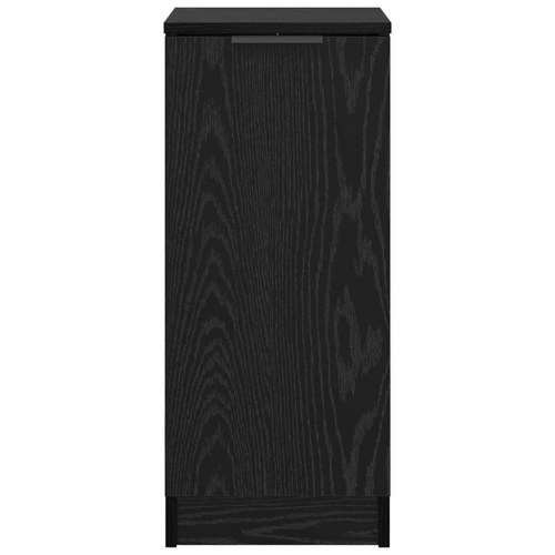 Skænk i sort eg 30 x 30 x 70 cm - konstrueret træ