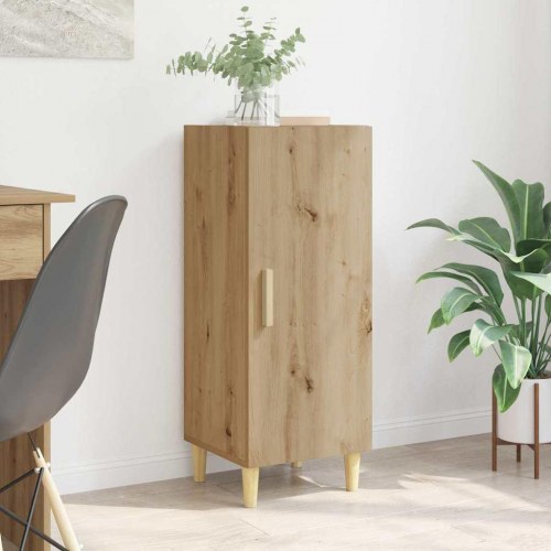 Sideboard i artisan egetræ 34,5 x 34 x 90 cm