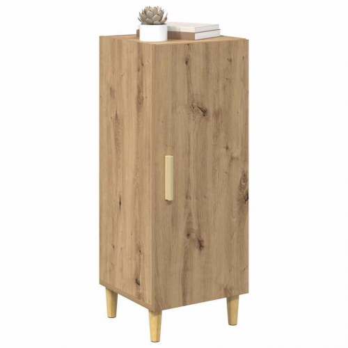 Sideboard i artisan egetræ 34,5 x 34 x 90 cm