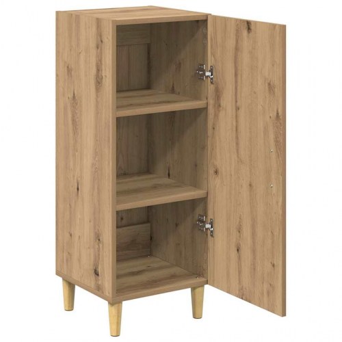 Sideboard i artisan egetræ 34,5 x 34 x 90 cm