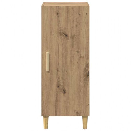 Sideboard i artisan egetræ 34,5 x 34 x 90 cm