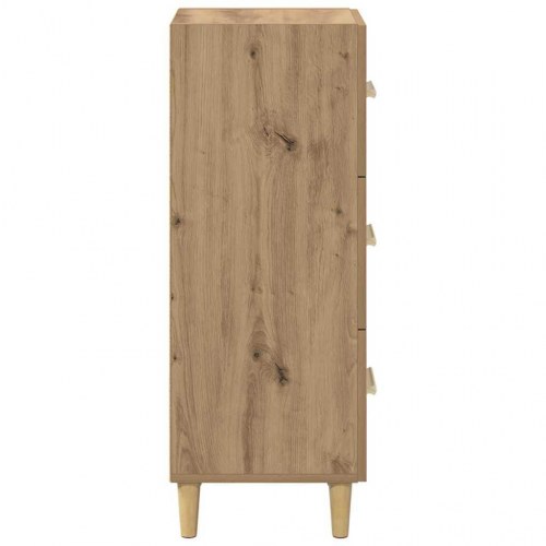 Sideboard med skuffer - artisan eg, 34,5 x 34 x 90 cm
