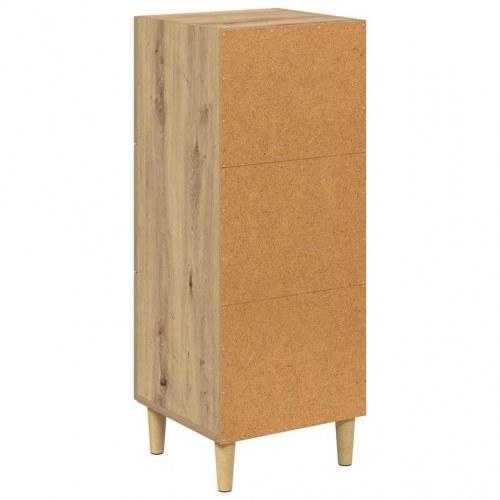 Sideboard med skuffer - artisan eg, 34,5 x 34 x 90 cm