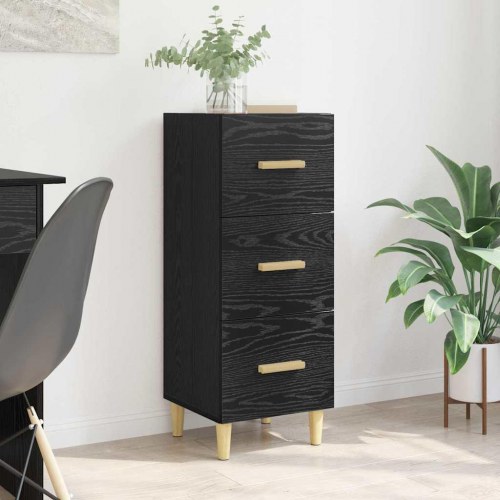 Sideboard i sort eg - 34,5 x 34 x 90 cm