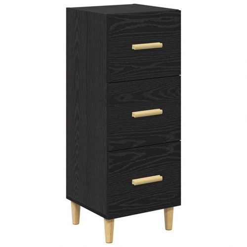 Sideboard i sort eg - 34,5 x 34 x 90 cm