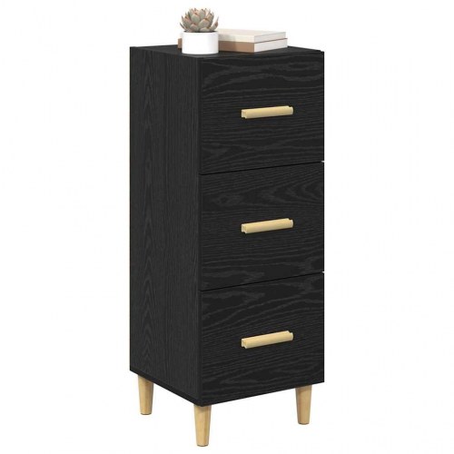Sideboard i sort eg - 34,5 x 34 x 90 cm
