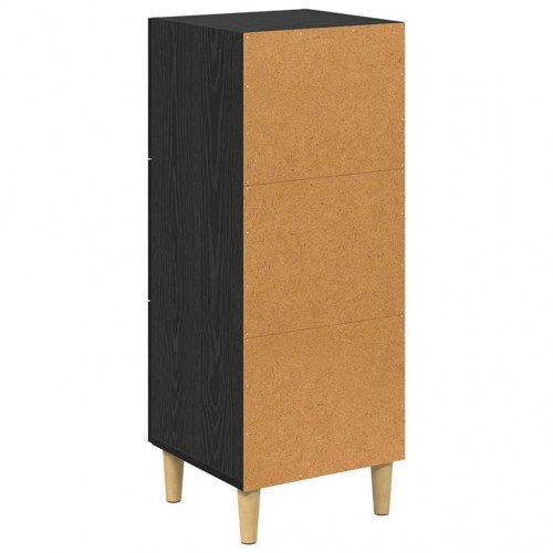 Sideboard i sort eg - 34,5 x 34 x 90 cm