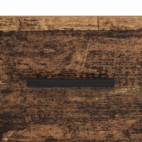 Sengebord med 2 skuffer - gammelt træ 40 x 35 x 47,5 cm