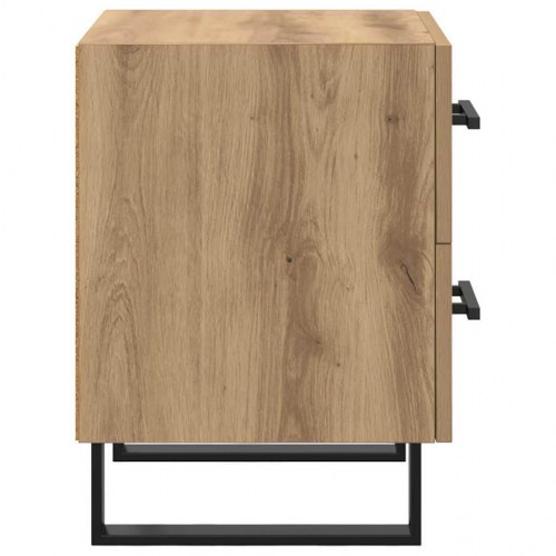 Natskab - 2 stk i artisan egetræ, 40 × 35 × 47,5 cm, konstrueret træ