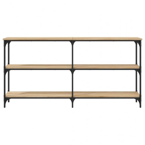 Konsolbord 150×29×75 cm i konstrueret træ - sonoma-eg