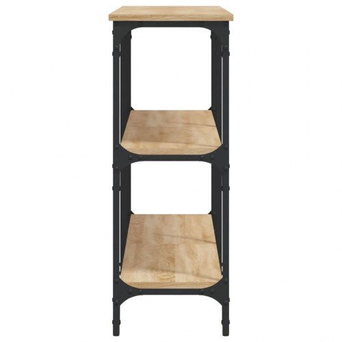 Konsolbord 150×29×75 cm i konstrueret træ - sonoma-eg