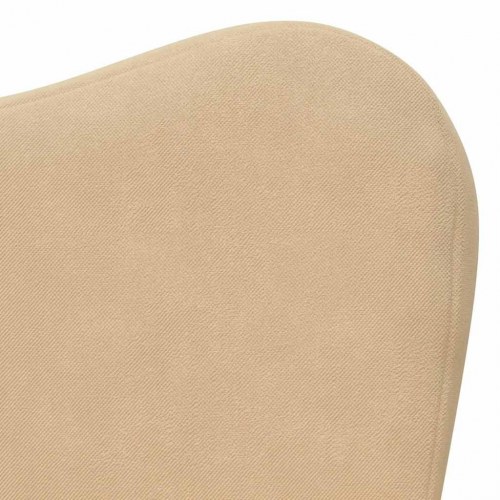 Sofaseng til børn i blødt plys - cremefarvet 2-i-1 lænestol/sovesofa