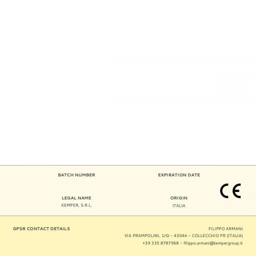 Kemper gaskomfur - kompakt 27 × 30 × 9 cm, hvid