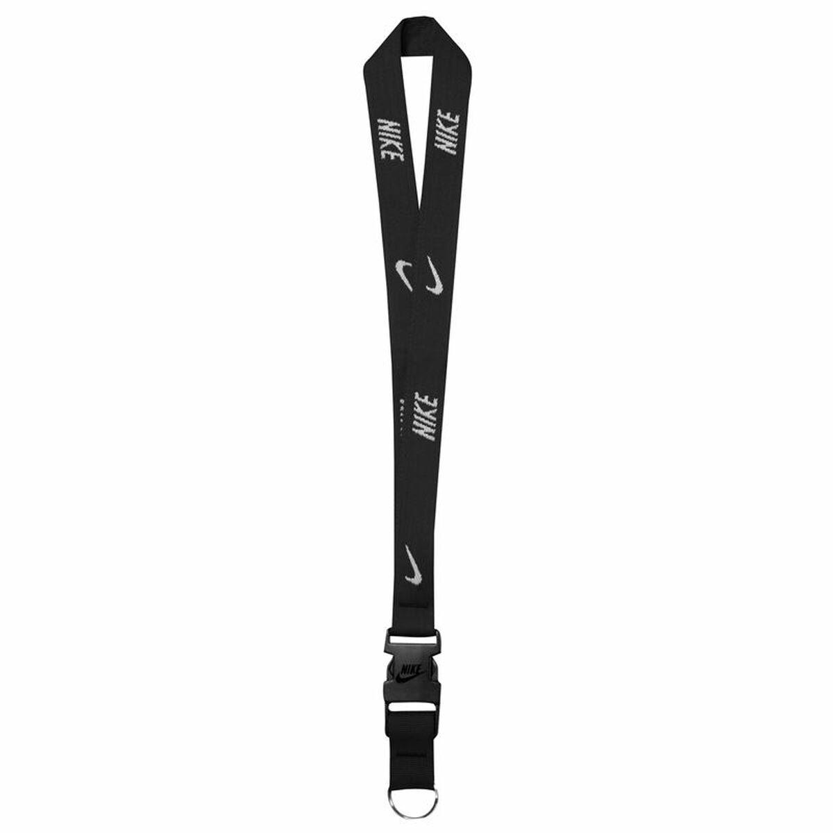 Lanyard Nike NIA17010NS - sort nøglesnor til ID og nøgler