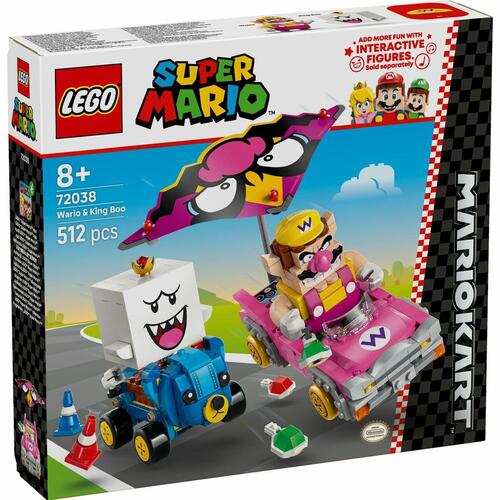 LEGO Super Mario 72038 - Wario & King Boo byggesæt (512 dele)