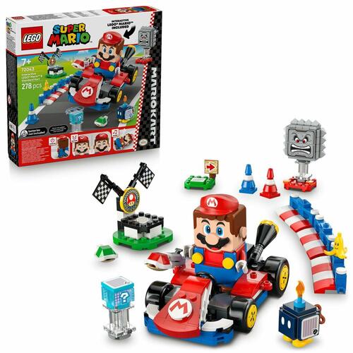 Lego Super Mario - Interaktiv Mario og Standard Kart, 278 dele