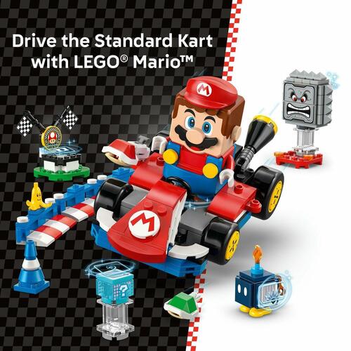 Lego Super Mario - Interaktiv Mario og Standard Kart, 278 dele