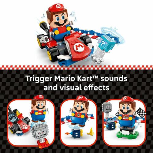 Lego Super Mario - Interaktiv Mario og Standard Kart, 278 dele