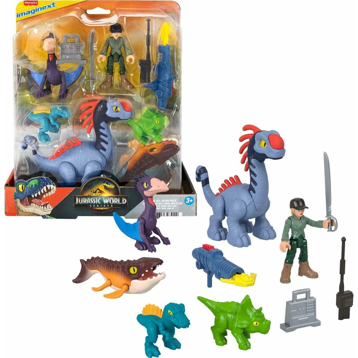 Imaginext Jurassic World playset - Multifarvet, 10 dele