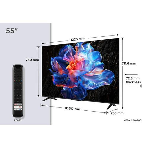 TCL 55V6C 55" 4K Ultra HD Smart TV med HDR10 & Dolby Vision