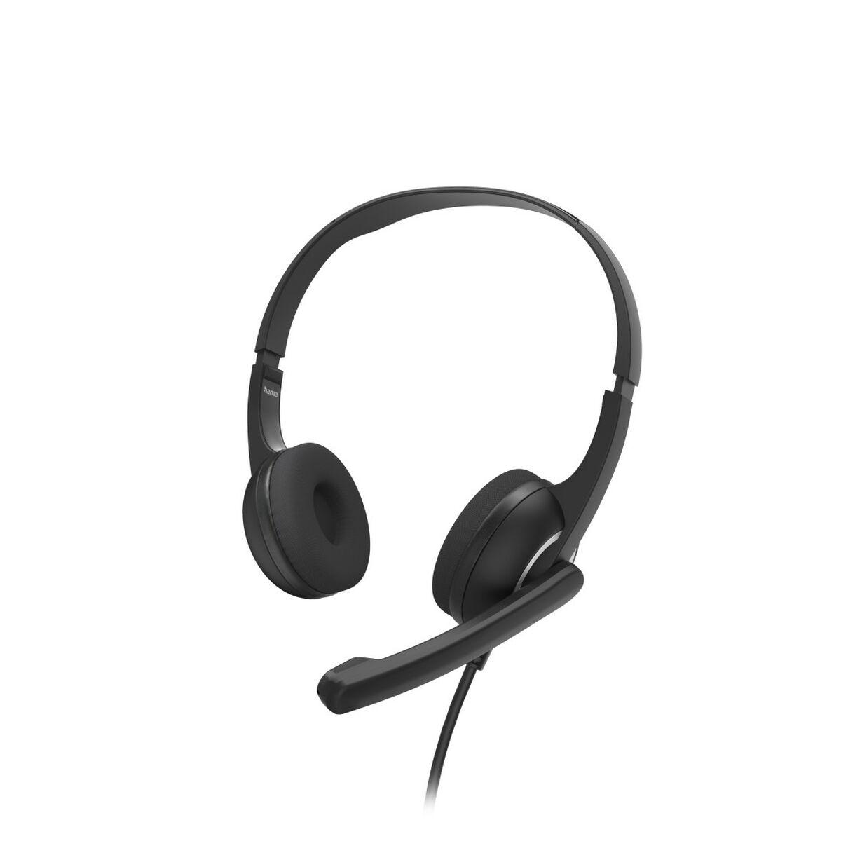 Hama gaming headset med mikrofon - sort (00139932) billede