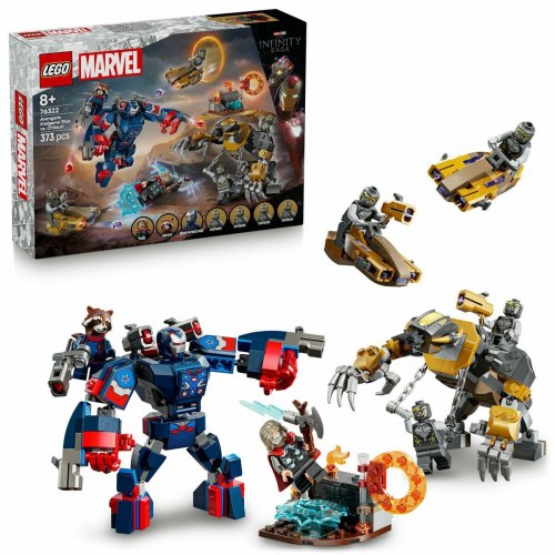 LEGO Marvel 76322 Endgame - Thor vs. Chitauri byggesæt (373 dele)