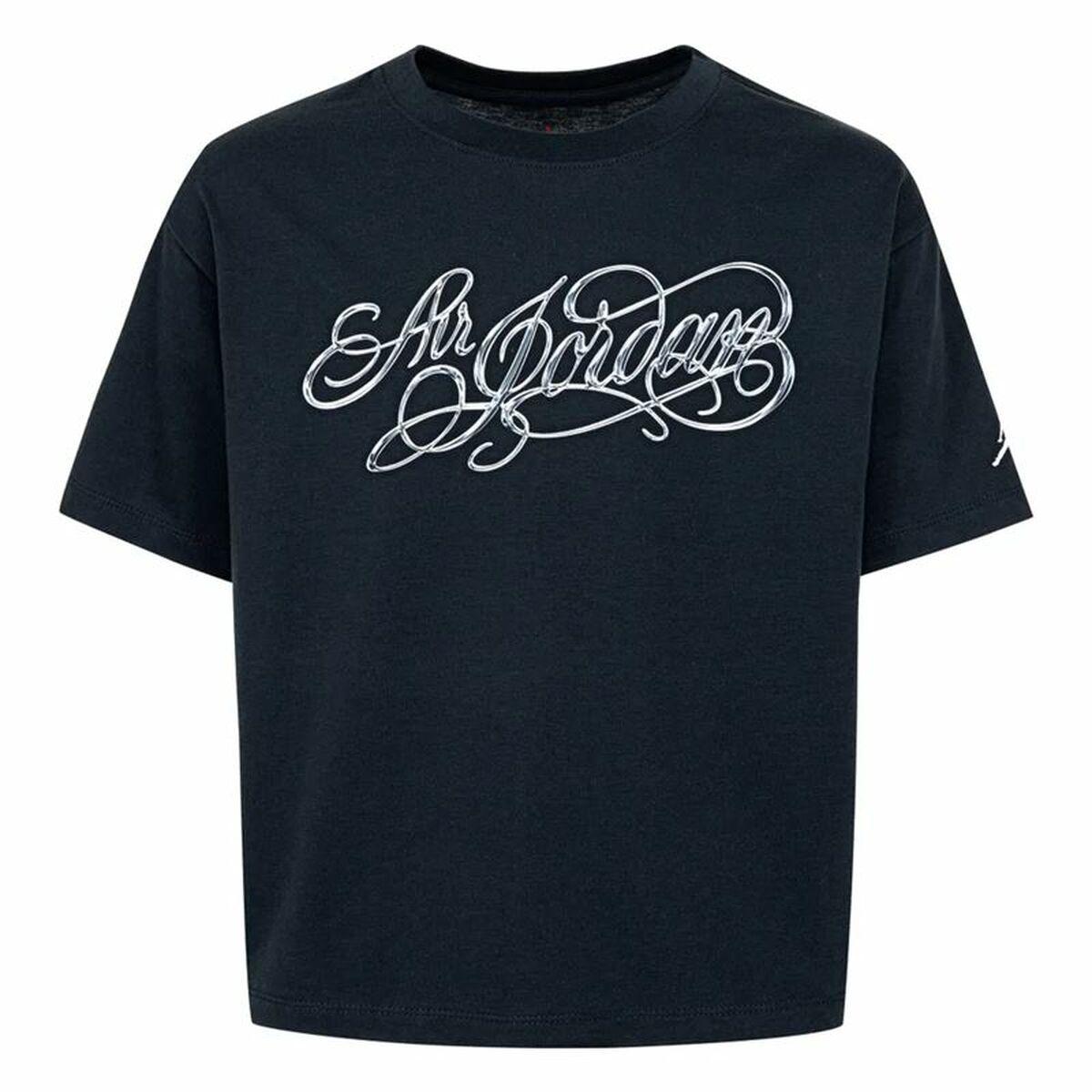 Jordan Air SS GFX T-shirt til børn - marineblå/sort (13-15 år)