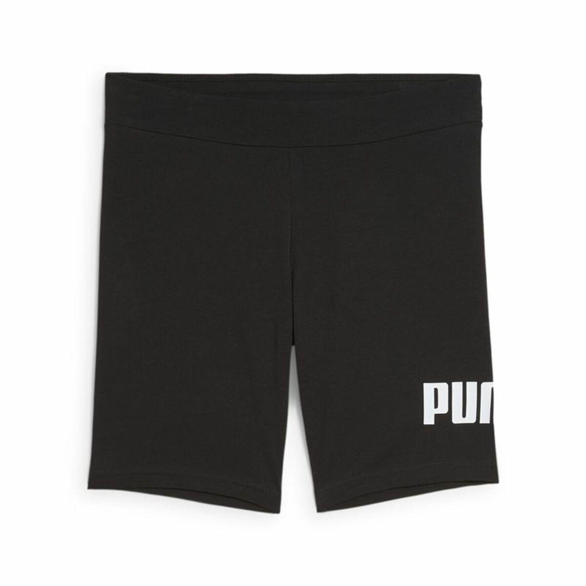 Puma Essentials No. 1 Logo 7'' sportsleggings til kvinder, S, sort
