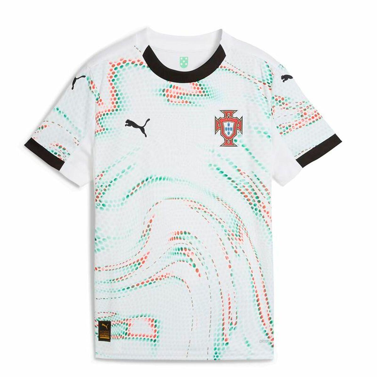 Puma Portugal Away Repl kortærmet fodboldtrøje til børn - Hvid (15-16 år)