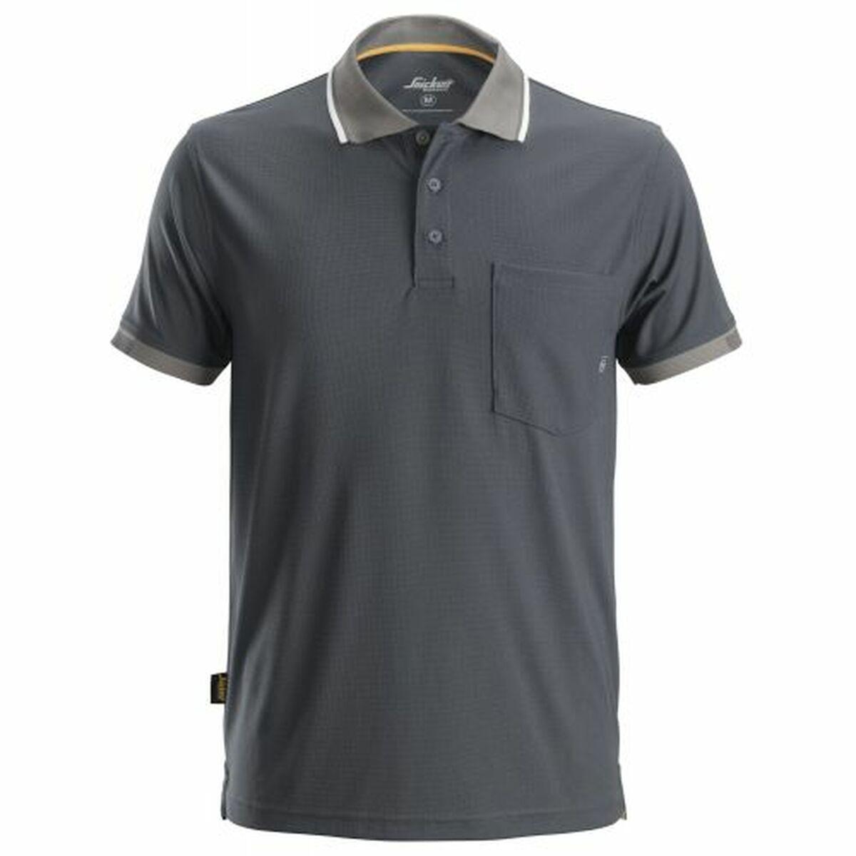 Snickers AllroundWork 37.5 Polo 2724 - Steel grey / XL - Poloshirt - Herre - Overdele